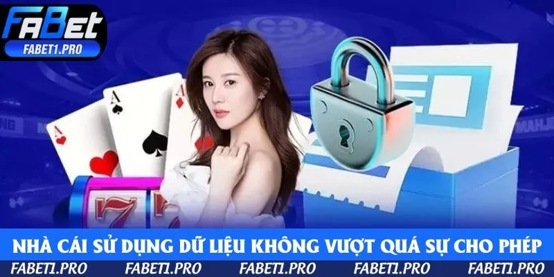 Nhà cái thu thập dữ liệu không vượt quá sự cho phép của người dùng