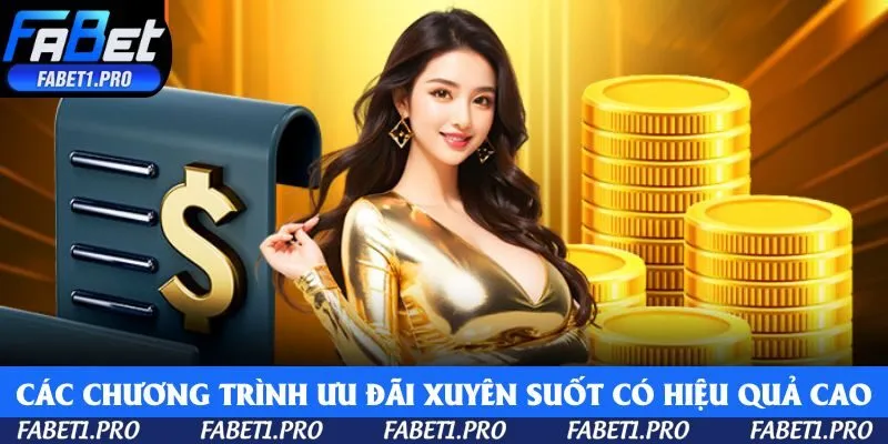 Các chương trình ưu đãi xuyên suốt mang hiệu quả thiết thực