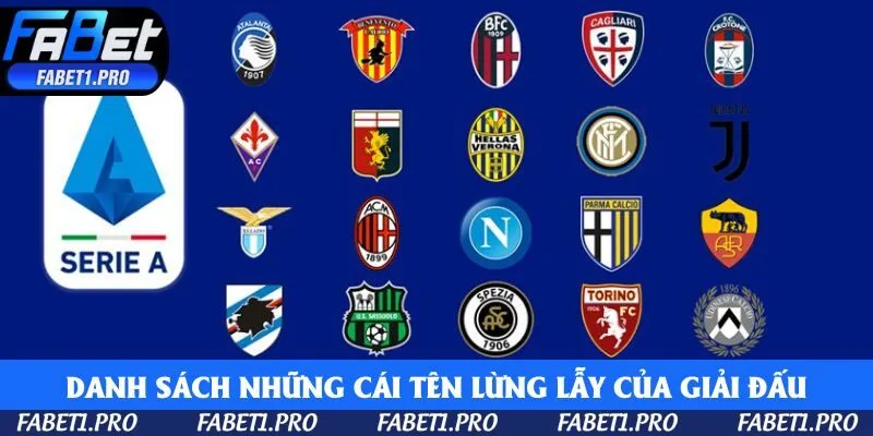 Danh sách những cái tên lừng lẫy của giải đấu