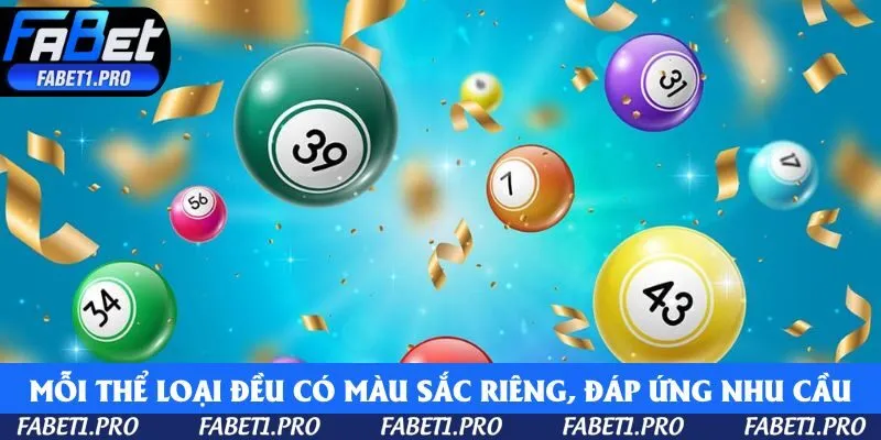 Mỗi thể loại đều có màu sắc riêng, đáp ứng được nhu cầu hội viên